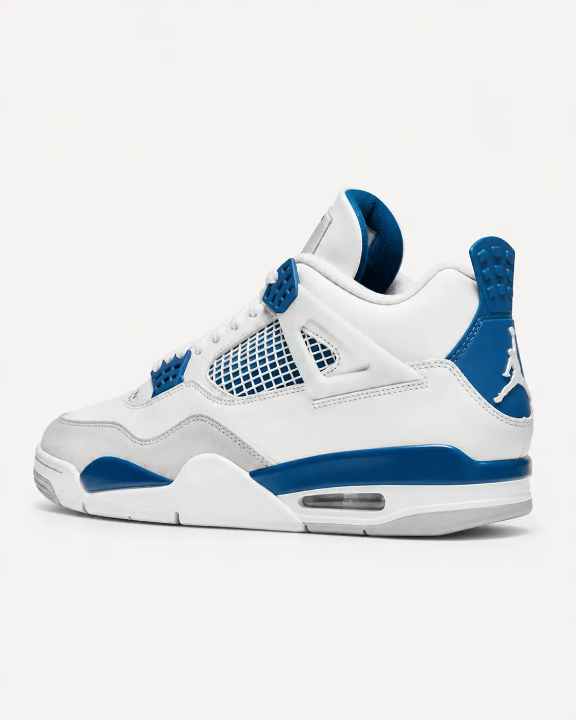 Jordan Air Jordan 4 Retro — Military Blue — Off-White / Military Blue / Neutral Grey